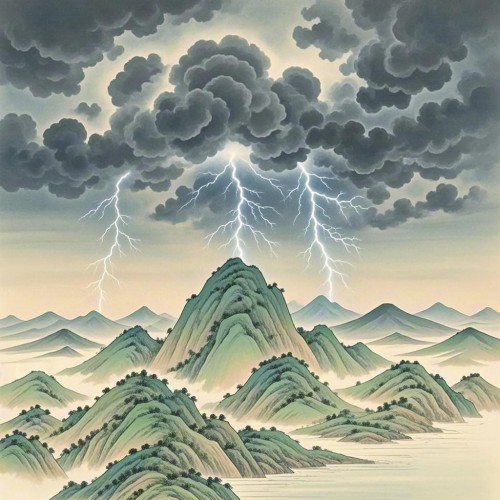 《诗经19·国风·召南》​殷其雷