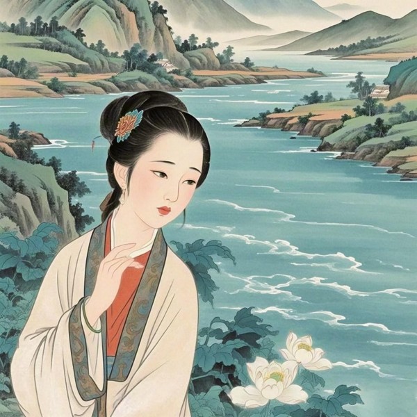 《诗经22·国风·召南》江有汜